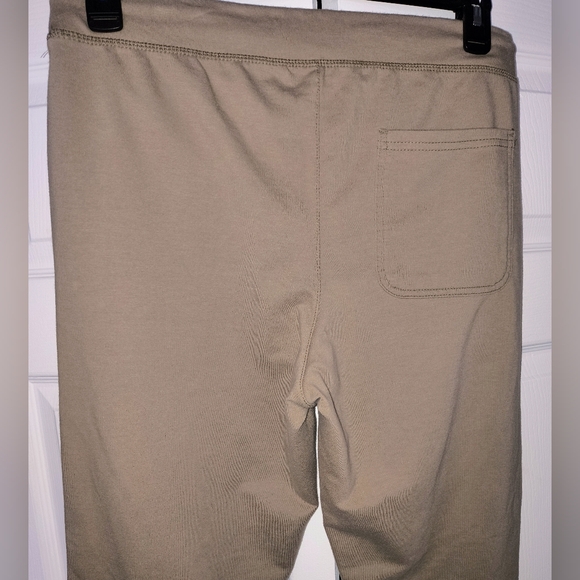 brand new Cotton blend French terry joggers without tags exposed long drawstring - Picture 8 of 15